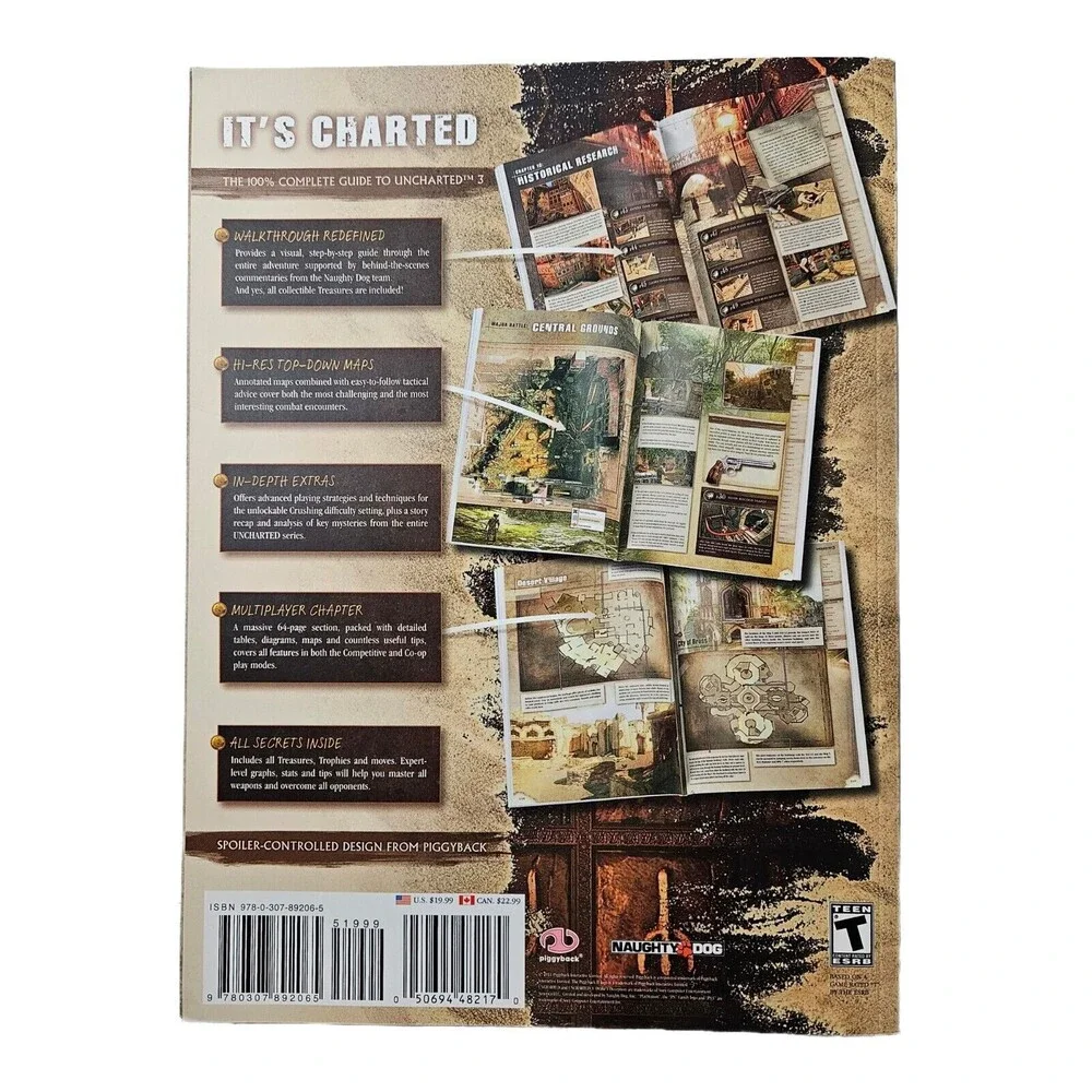 Piggyback The Complete Official Guide Uncharted 3: Drake's Deception Sony PS3